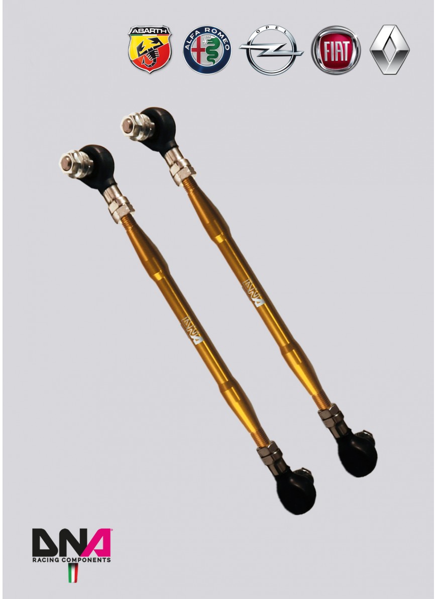 Kit tiranti Racing barra antirollio anteriore DNA Racing - 500 Abarth versione EU
