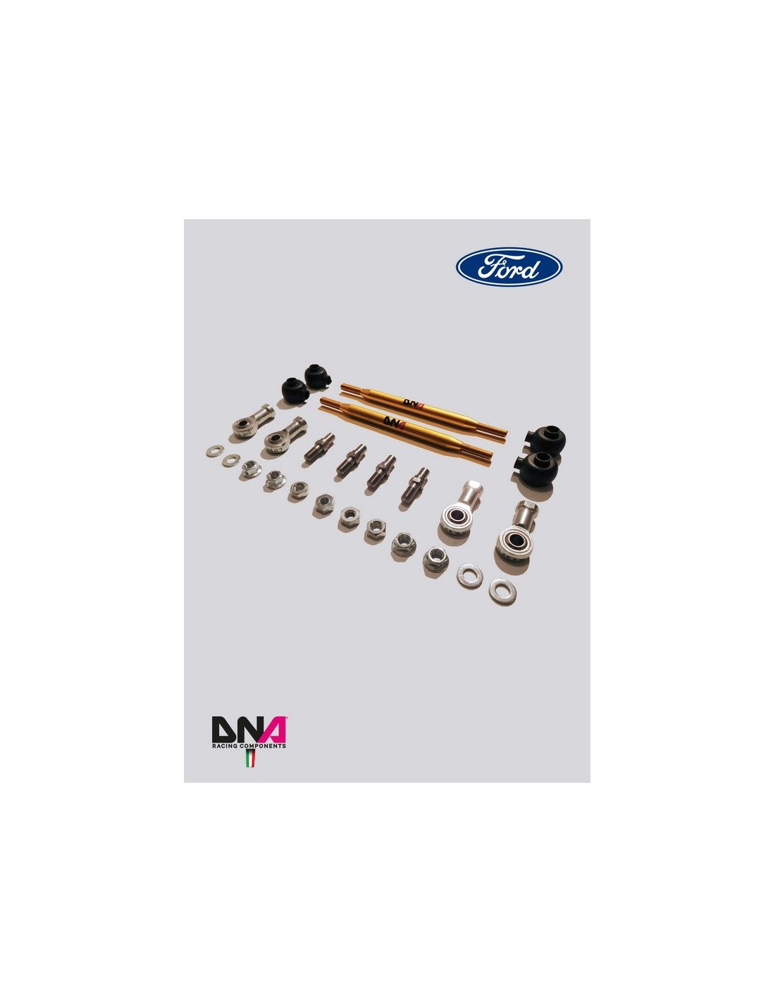 Kit Tiranti Regolabili Racing Barra Antirollio Anteriore DNA Racing Ford Fiesta MK7