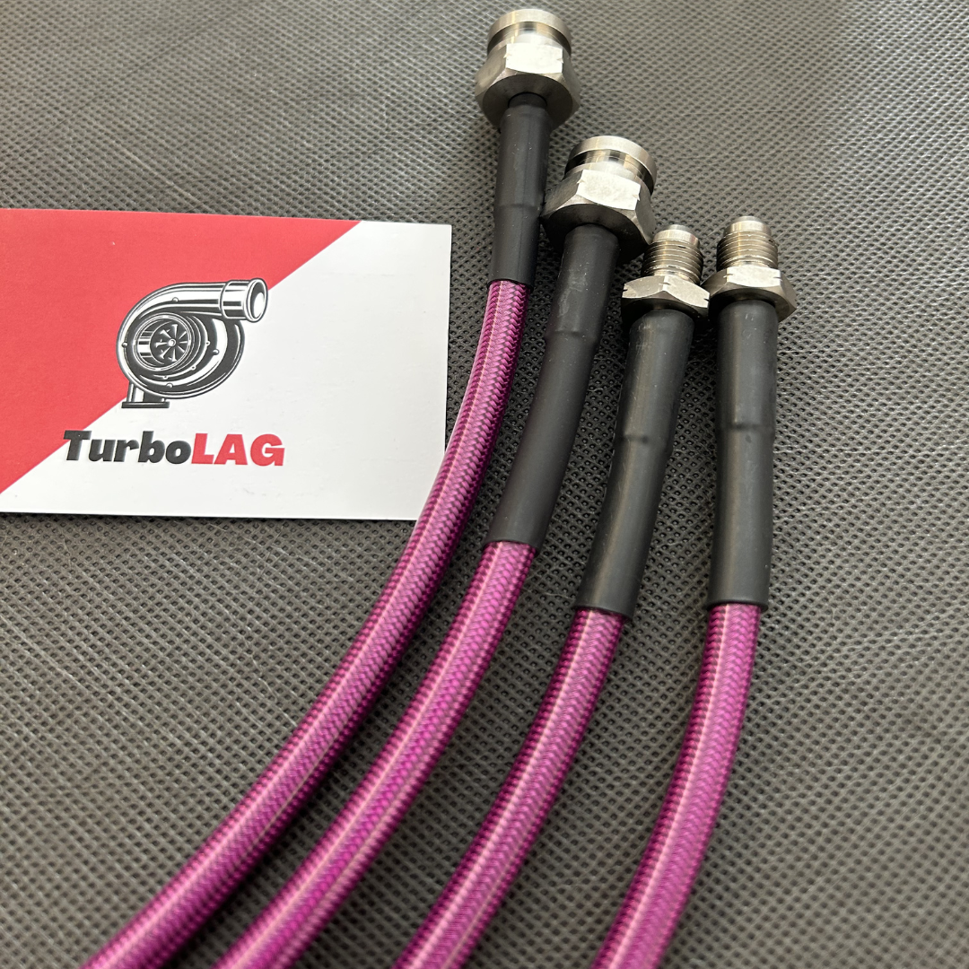 Kit 4 Tubi freno aeronautici in treccia Mercedes Vito 447 Tutti i modelli 2014-