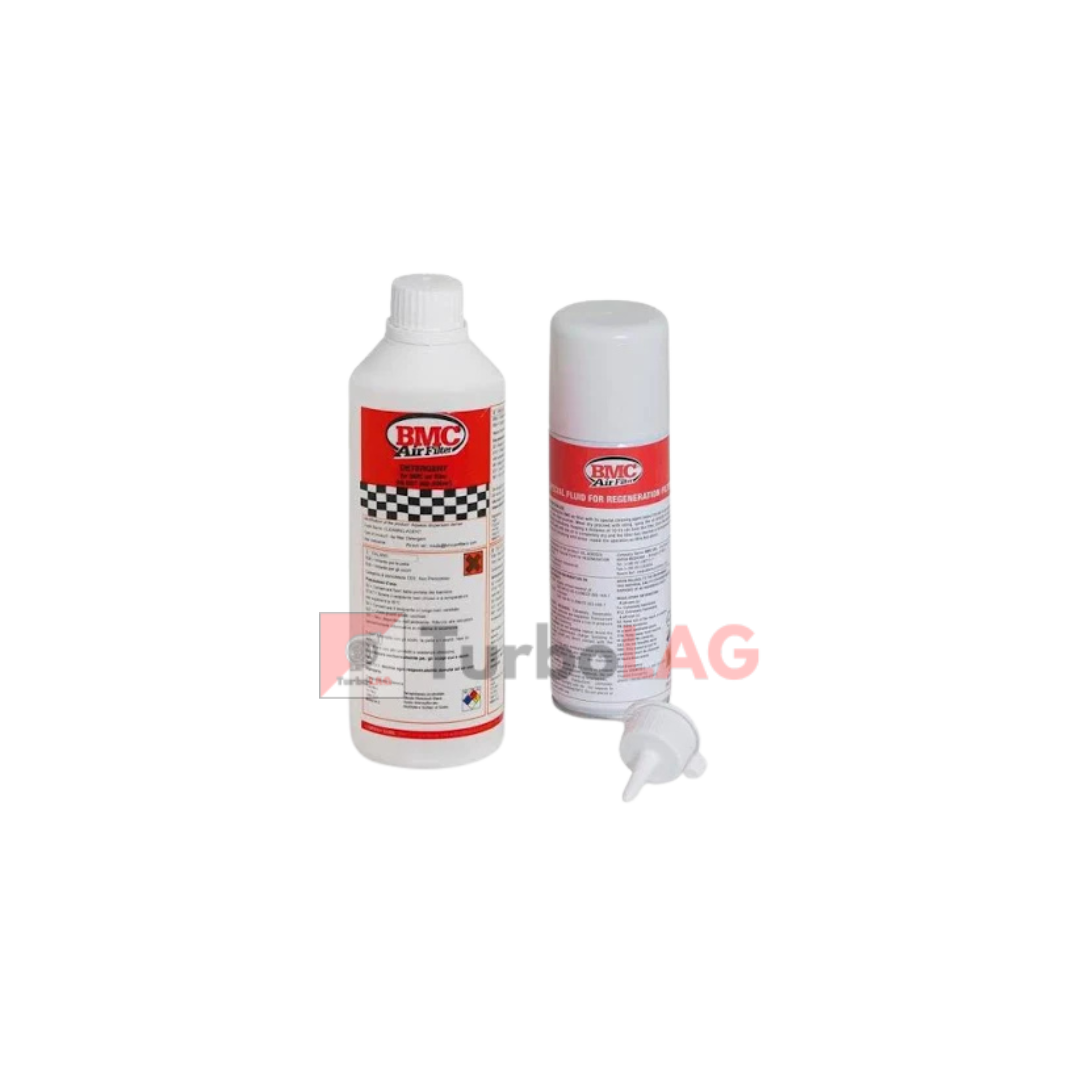 Kit pulizia filtro BMC composto da detergente + olio spray - BMC WA200-500